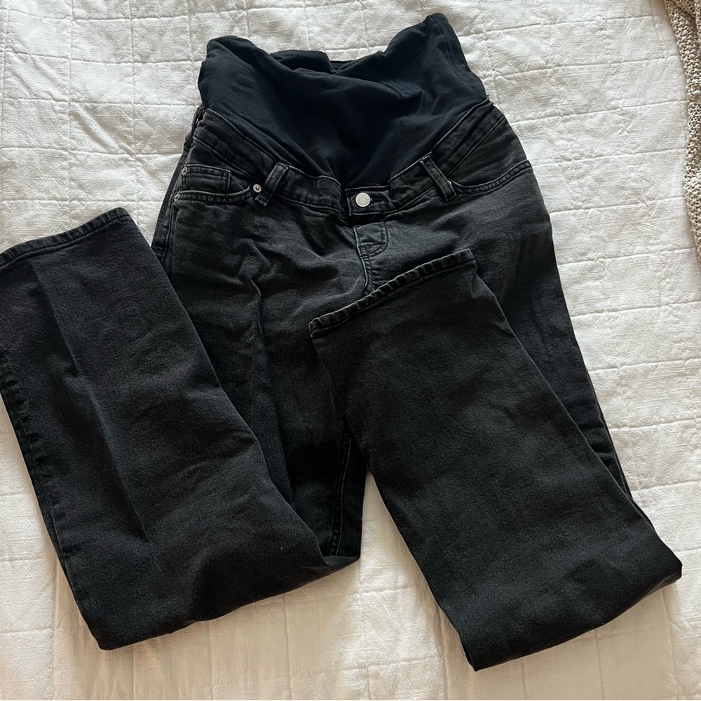 H&M Black straight maternity Jeans